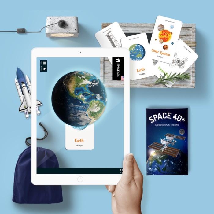 Card Kartu Space 4D+ - Mainan Edukatif Octagon Studio - 26 Kartu Ar