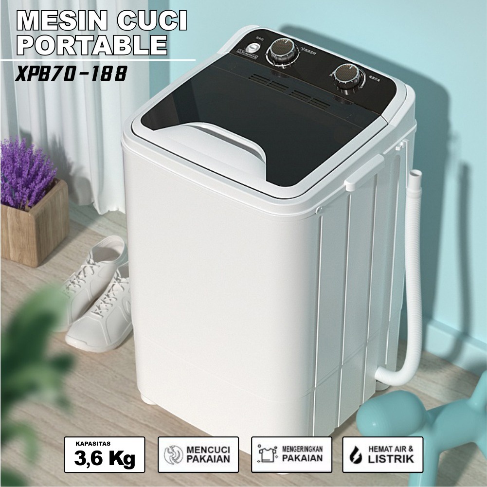 DISKON PRODUK BARU XYJ-1 Mesin Cuci Mini Portable Mesin Cuci Kecil Garansi Resmi Mesin Cuci Portable Mesin Cuci Lipat Mini Folding Washing Machine Kapasitas 3.5kg LARIS_UNIK