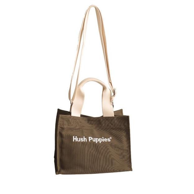 Hush Puppies Canvas Tote Bag S In Olive