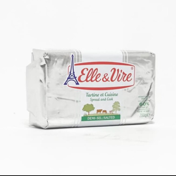 

elle & vire butter salted 60% fat spread & cooking 200gr