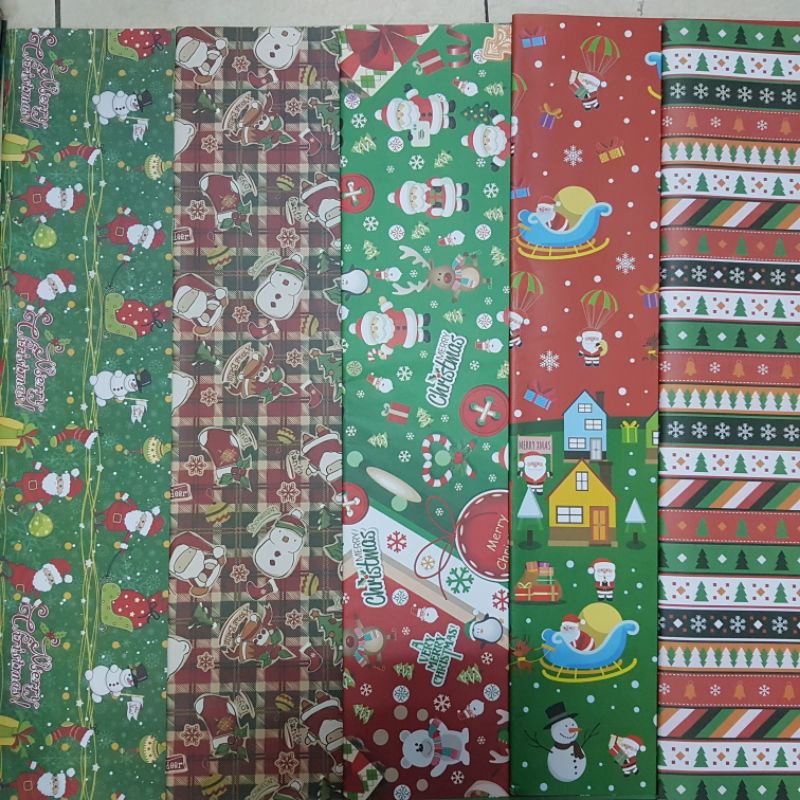 

Kertas Kado Sansan Wawa Motif Natal / Merry Christmas Jumbo