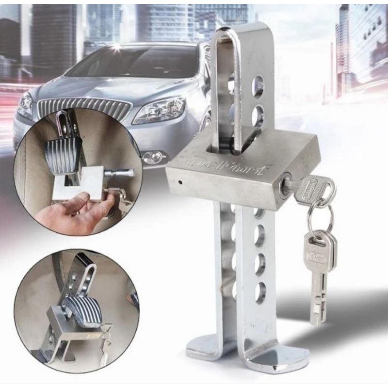 kunci gembok mobil kunci pedal pengaman mobil anti maling gembok pedal gembok kendaraan kunci mobil 