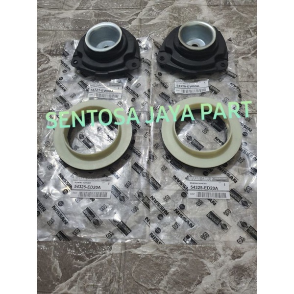 SUPPORT SHOCK DEPAN LIVINA EVALIA LATIO +BEARING SUPPORT 4PC ASLI