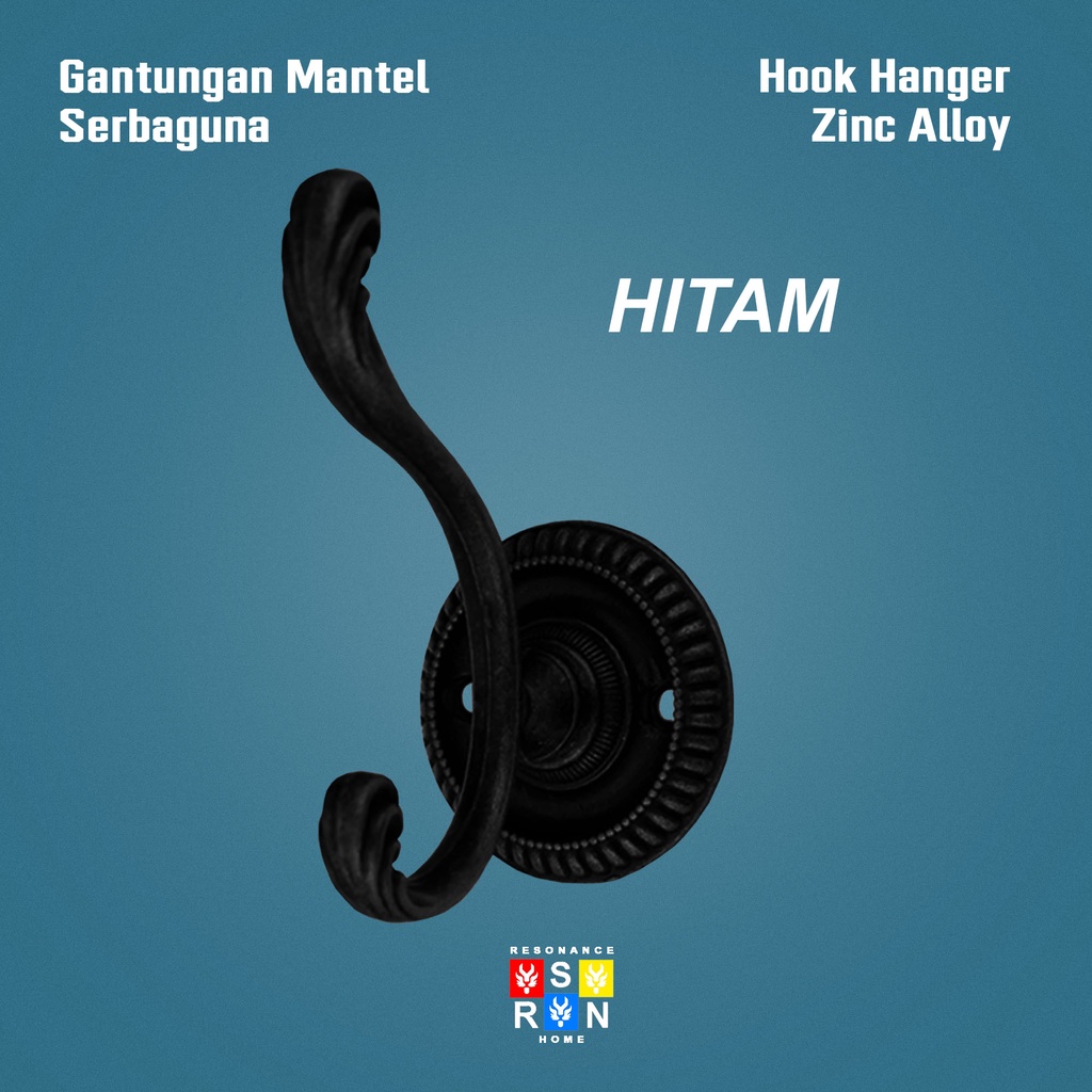 Kaitan Kait Mantel Dinding Pintu Antik Retro / Hook Hanger Resonance Home