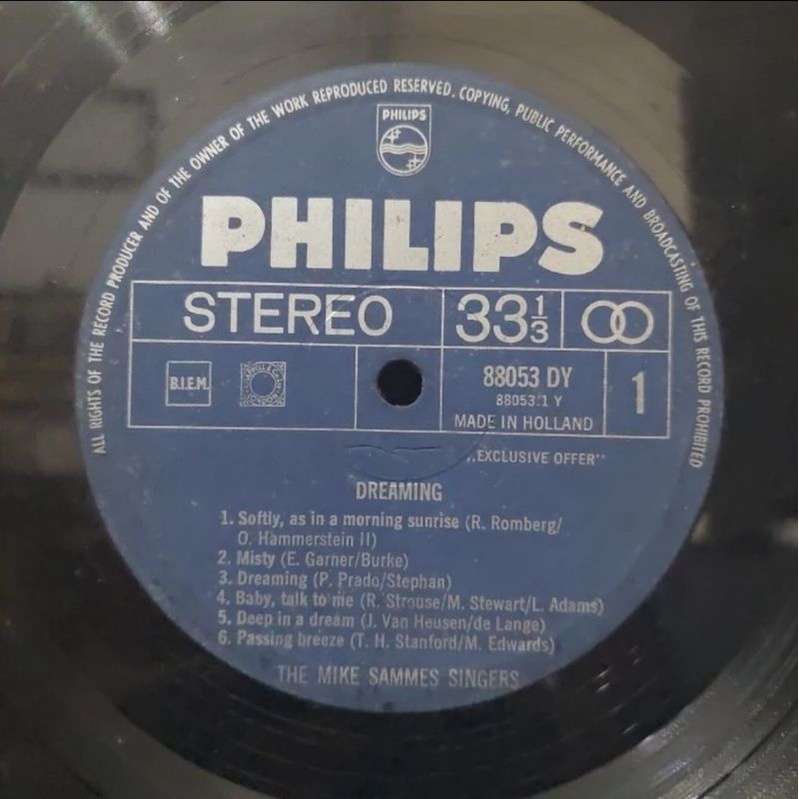 Vinyl Piringan Hitam 12 inch The Mike Sammes Singers - Dreaming