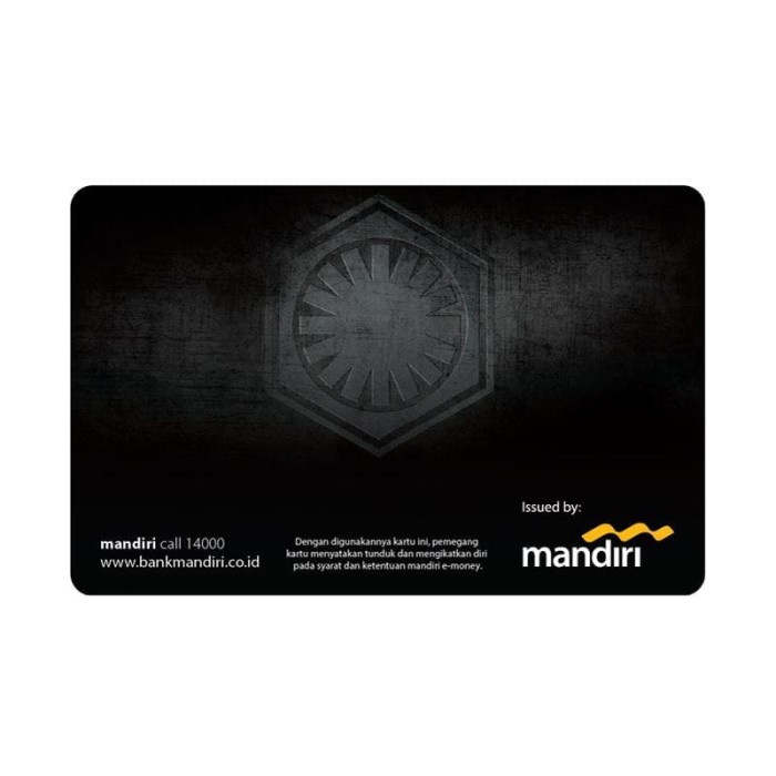 Mandiri E-Money Star Wars: The Last Jedi - Kylo Ren #Original