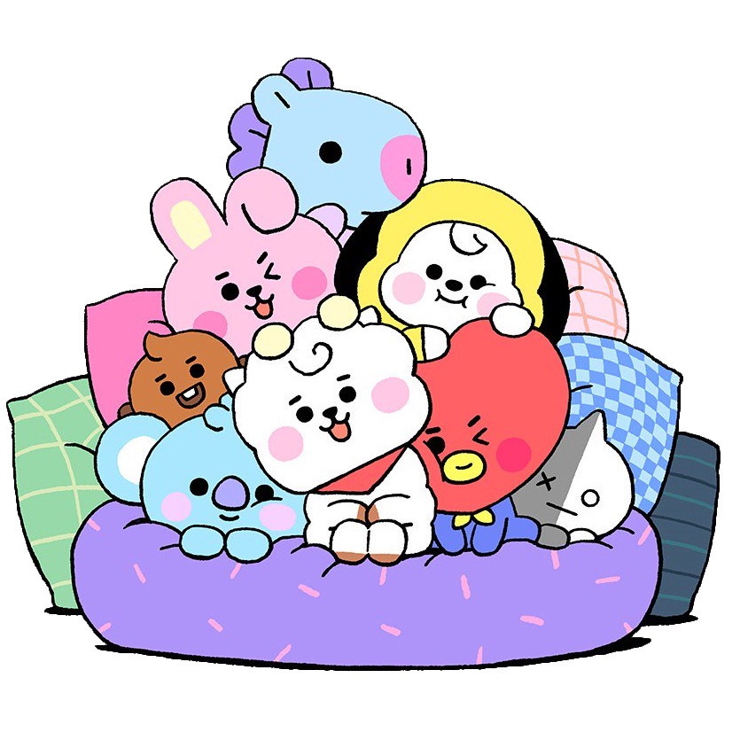 Bucket Dewasa BT21 BTS Topi KOREA Custom Bordir Nama Untuk Remaja Usia 7 Tahun ke atas
