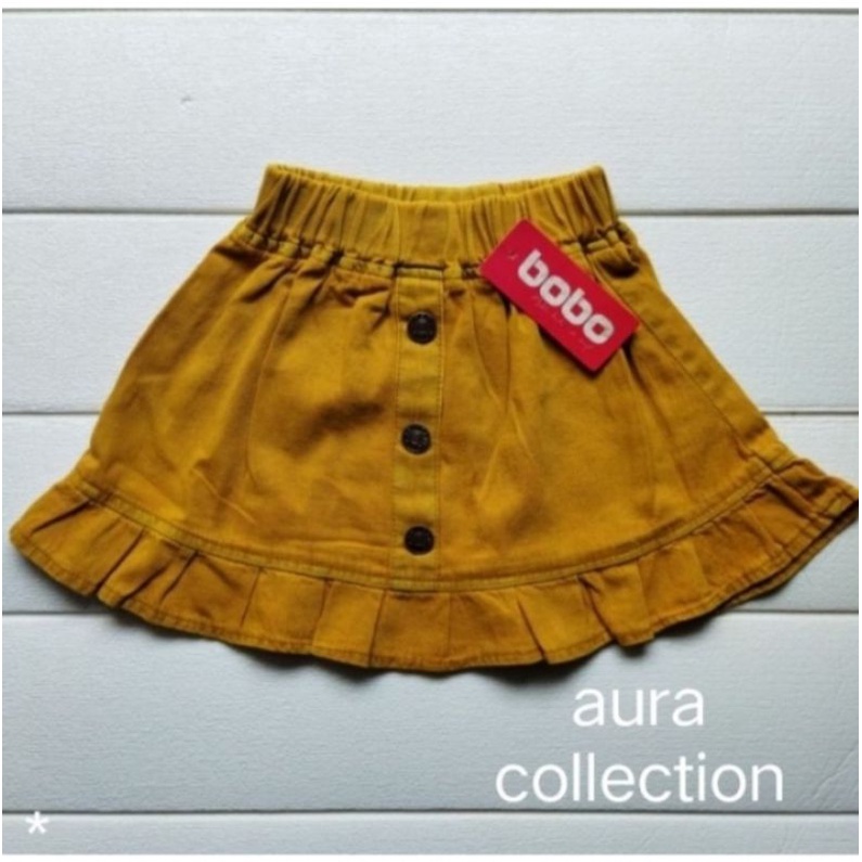 Rok Jeans Anak Model Rempel Usia 1-7 Tahun