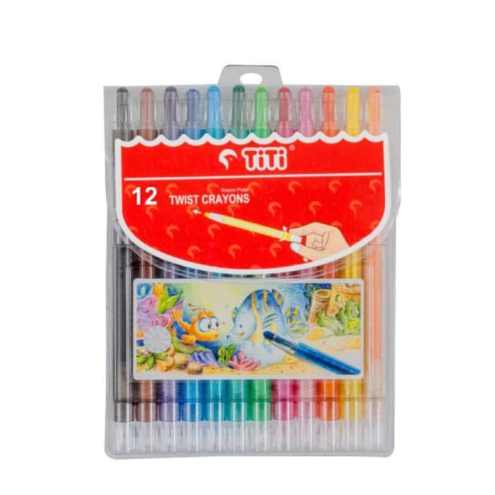 

Twist Crayon Titi TI-CP-12T 12 Warna Krayon Putar