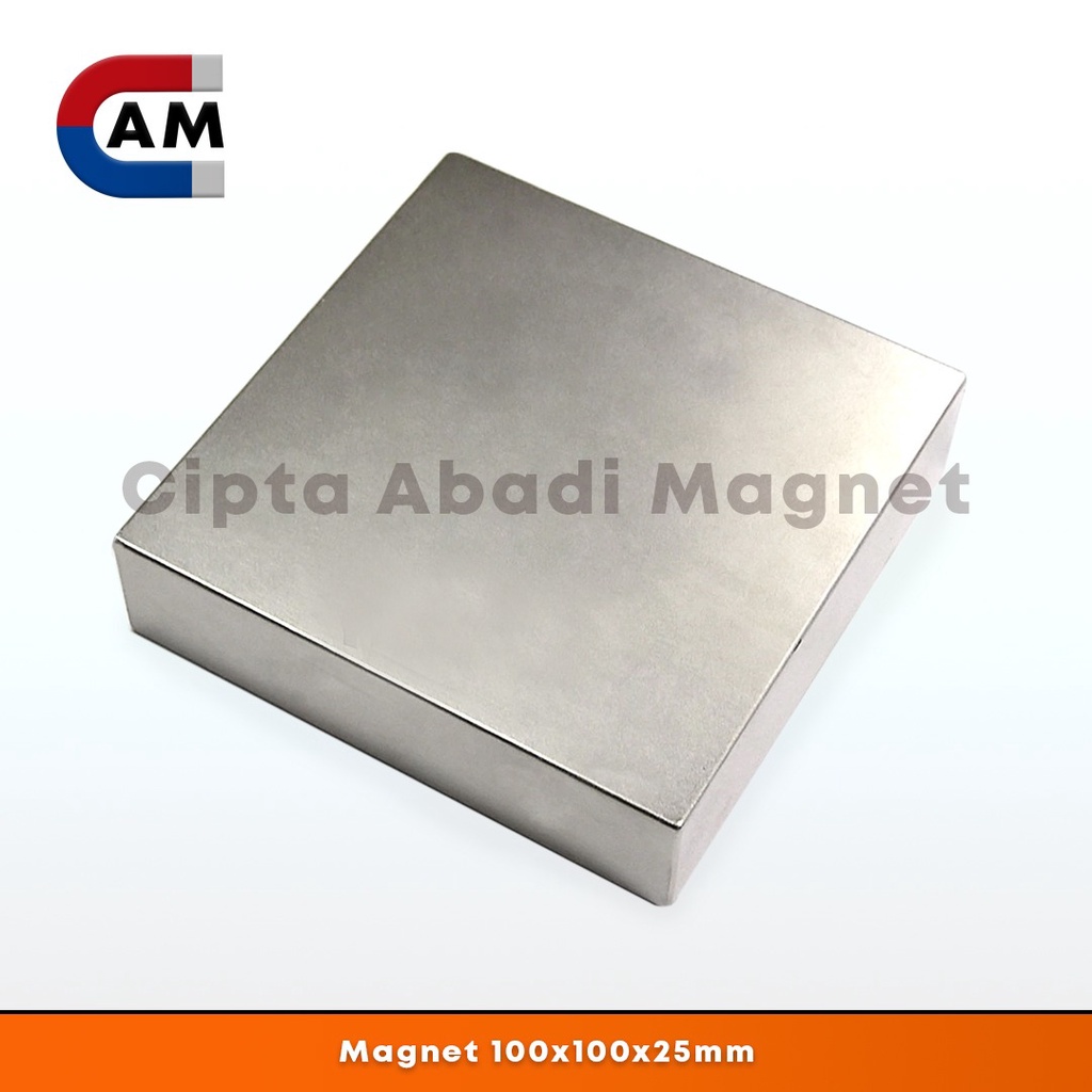 Magnet Neodymium 100x100x25mm / Magnet kotak /Magnet block Persegi N52