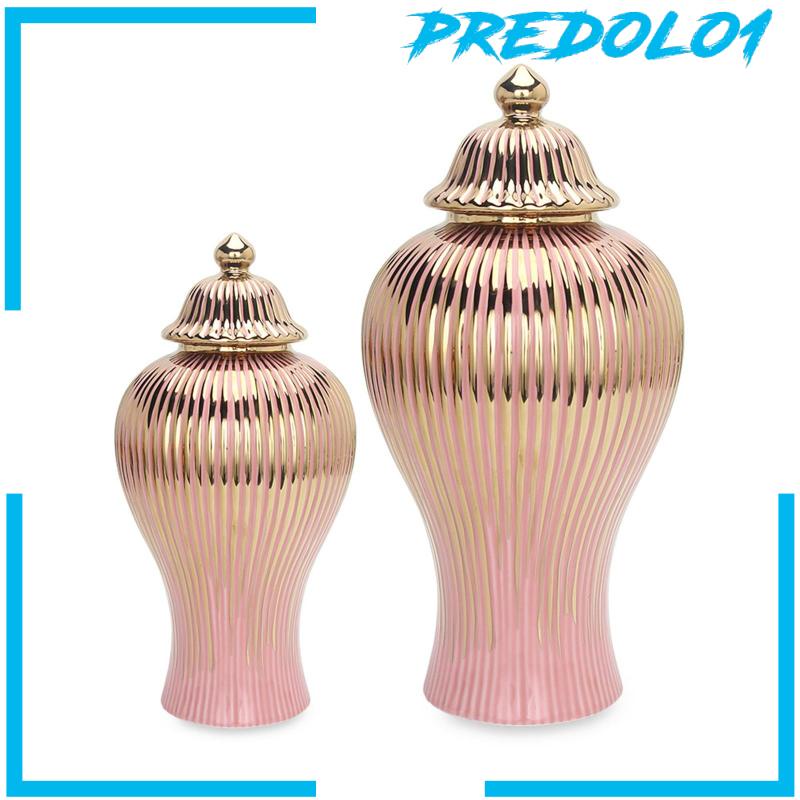 [Predolo1] Toples Jahe Porcelain Mewah Ringan Vas Bunga Keramik Rangkaian Bunga