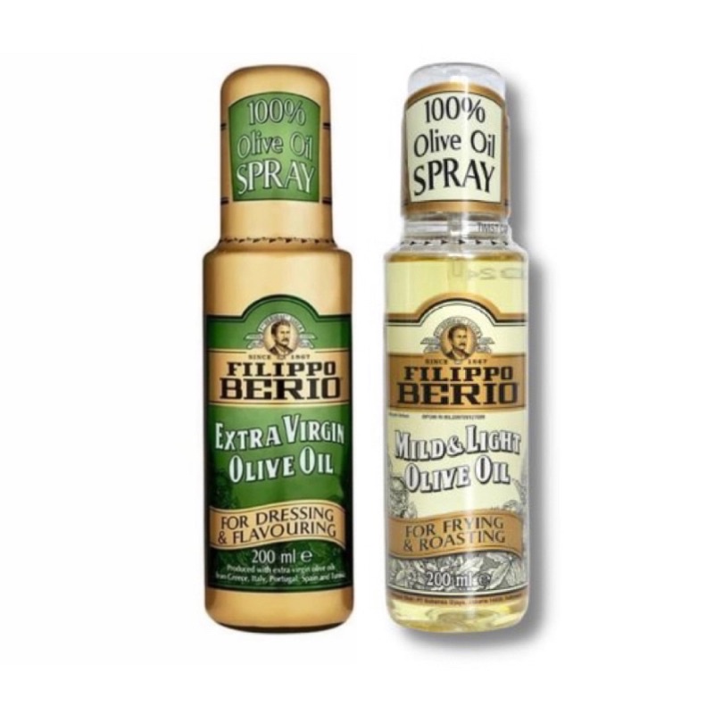 

FILIPPO BERIO Olive Oil Spray 200ml / FILIPPO / BERIO / Olive / Oil / Spray / 200ml / Extra / Virgin / Mild / & / Light / EVOO