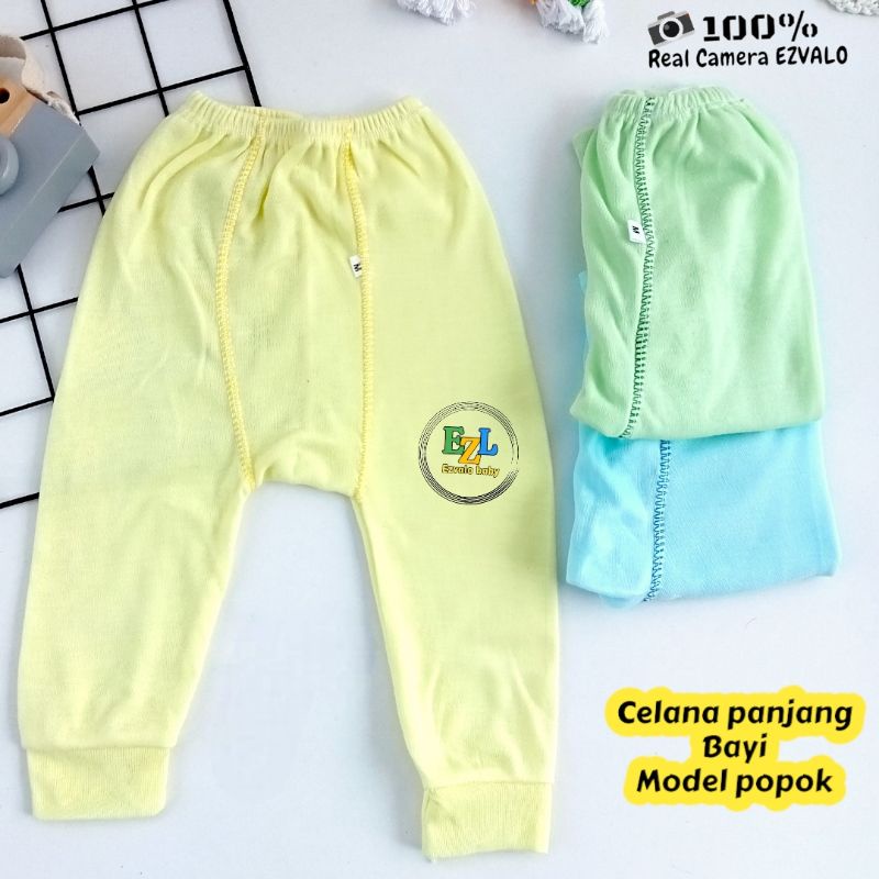 CPB - Celana Panjang Bayi Polos Set 3 Pcs Tebal