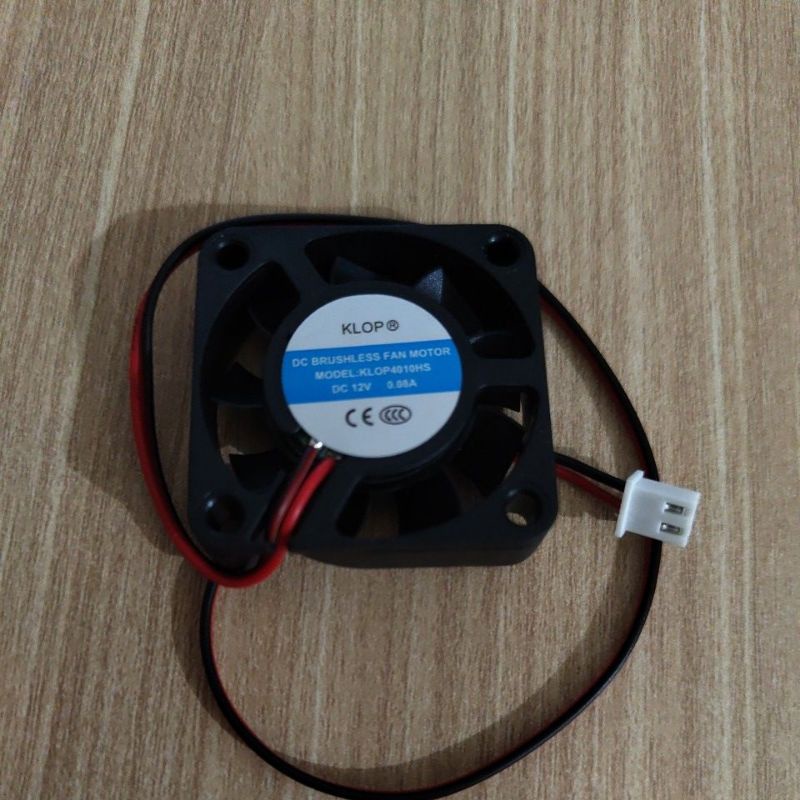 fan dc dvr 4cm 12v plus soccet klop