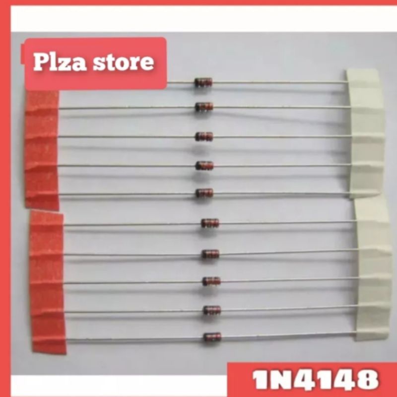 10.Pcs DIODA 1N 4148 IN4148 RENCENG ORIGINAL