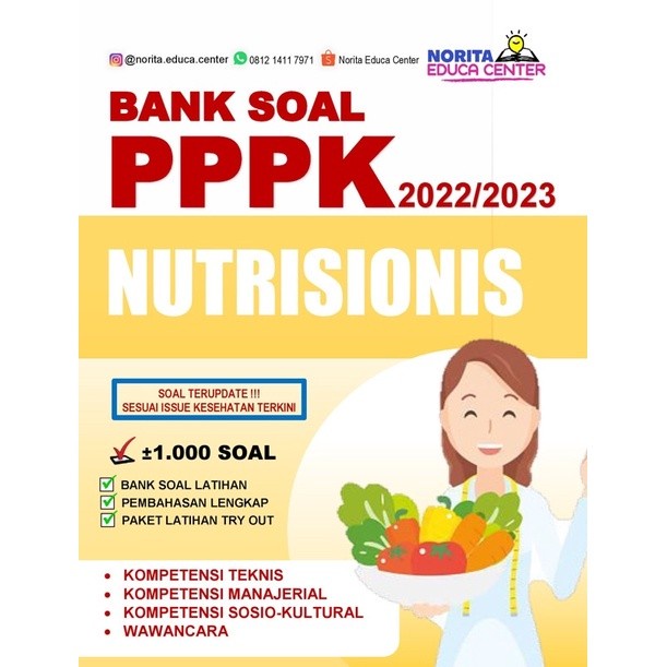 Buku Pppk Nutrisionis Ahli Gizi 2022 2023