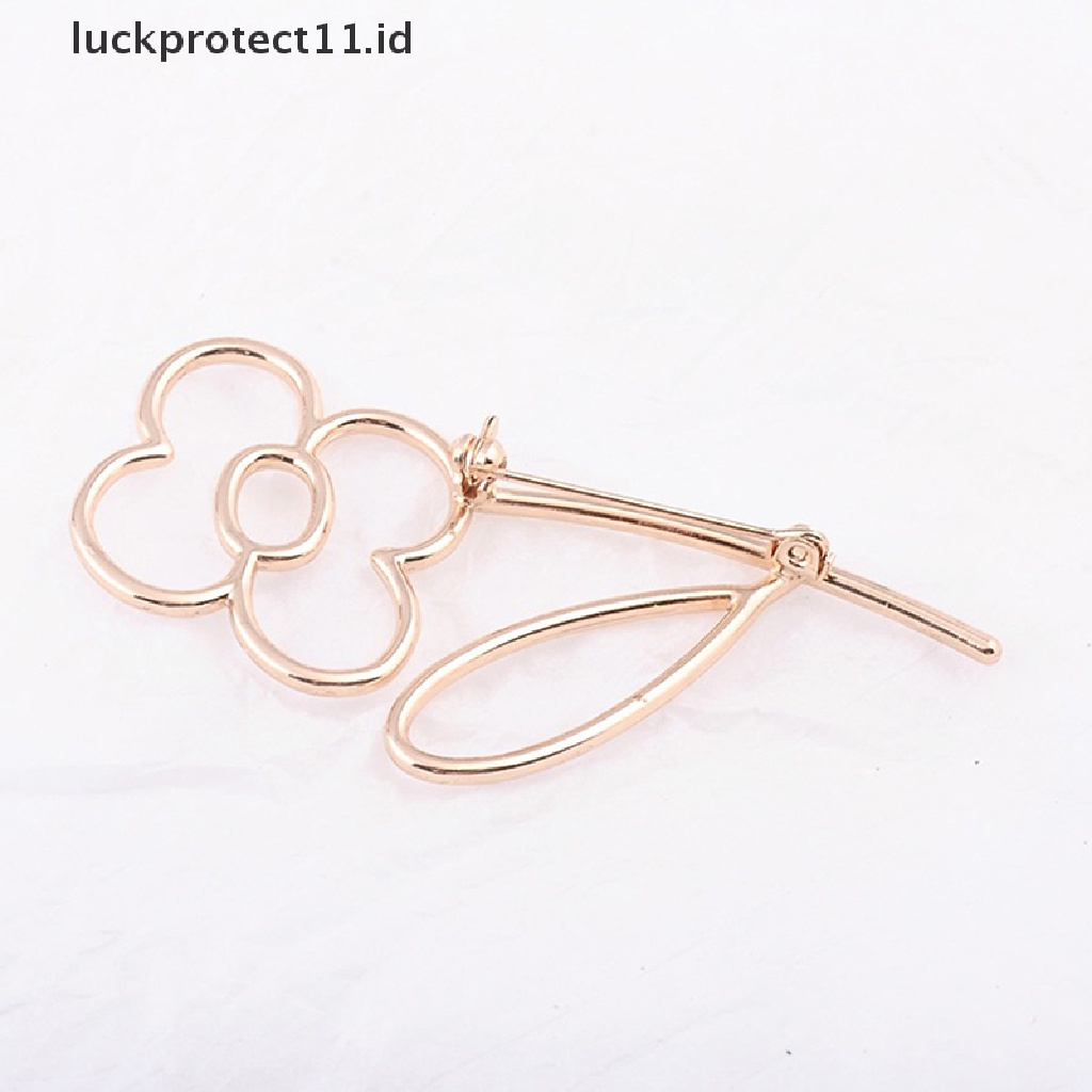 /Fashion Hot// Fashion// 1pc Fashion Brooch Pin Sederhana Berongga Bunga Bros Pin Emas Alloy Glossy Selendang S.