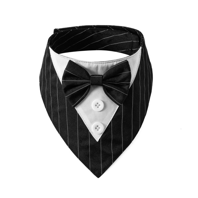 Gabriel premium bow tuxedo bib