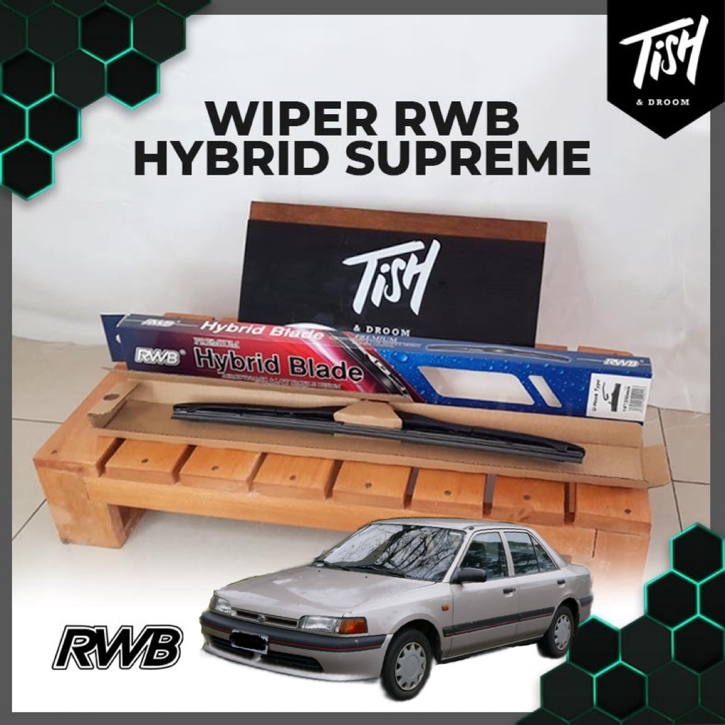 Wiper Mazda 323 INTERPLAY 1991 Hybrid RWB Supreme 2 PCS