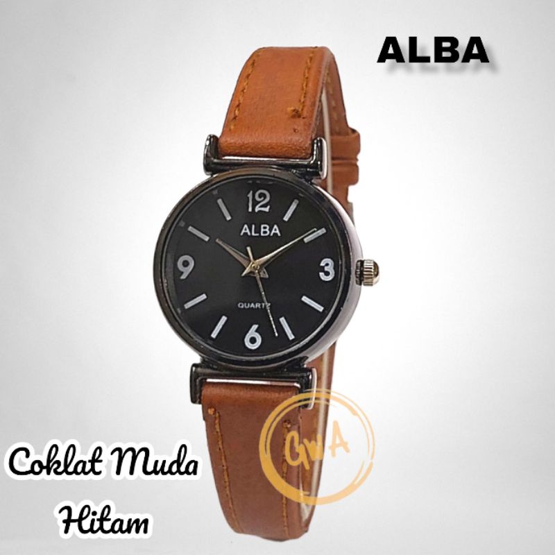 Jam Tangan Cewek Kalep Alba Fashion Free baterai