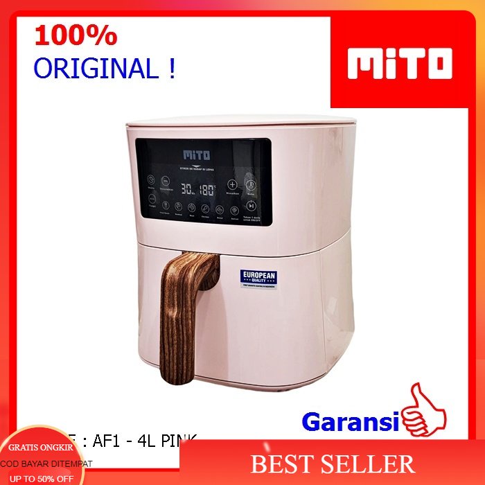 Kompor Alat Masak Tanpa Minyak Air fryer Deep Fryer Digital 4 Liter Hemat Listrik Lebih sehat