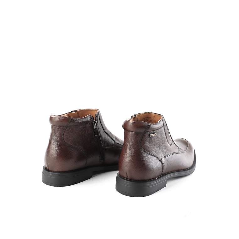 HM234 SEPATU BOOT KULIT HUSH PUPPIES PRIA KERJA KANTOR BRANDED ORIGINAL COKLAT BROWN