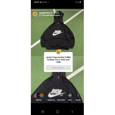 Jacket Cagoule Nike X Dior