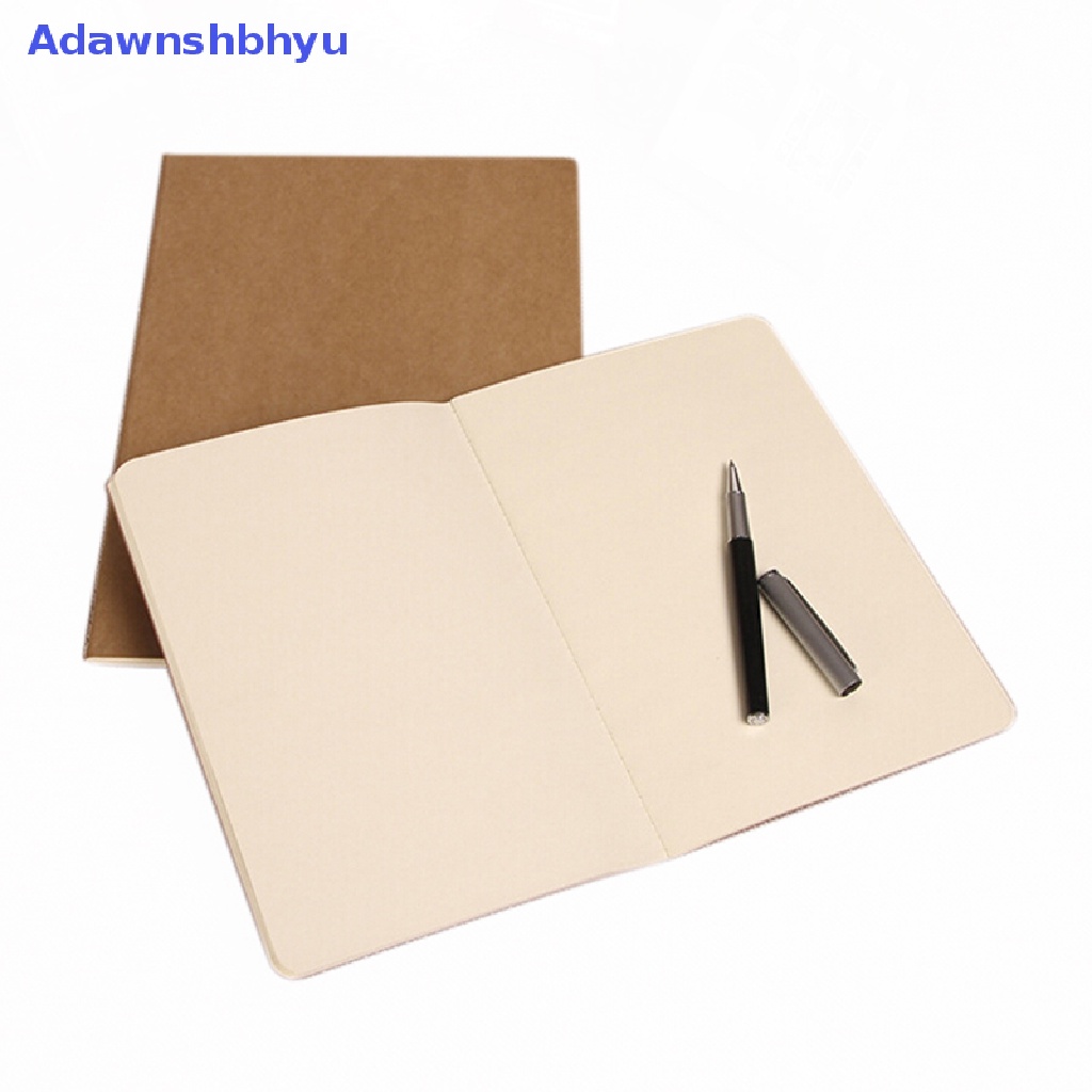 Adhyu Kraft paper notebook blank notepad book vintage journal notebooks ID