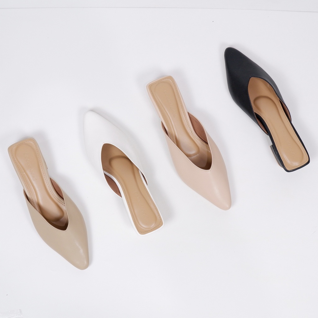 Padushee.id - sepatu wanita || ADELIA || heels wanita / mules wanita 3 cm