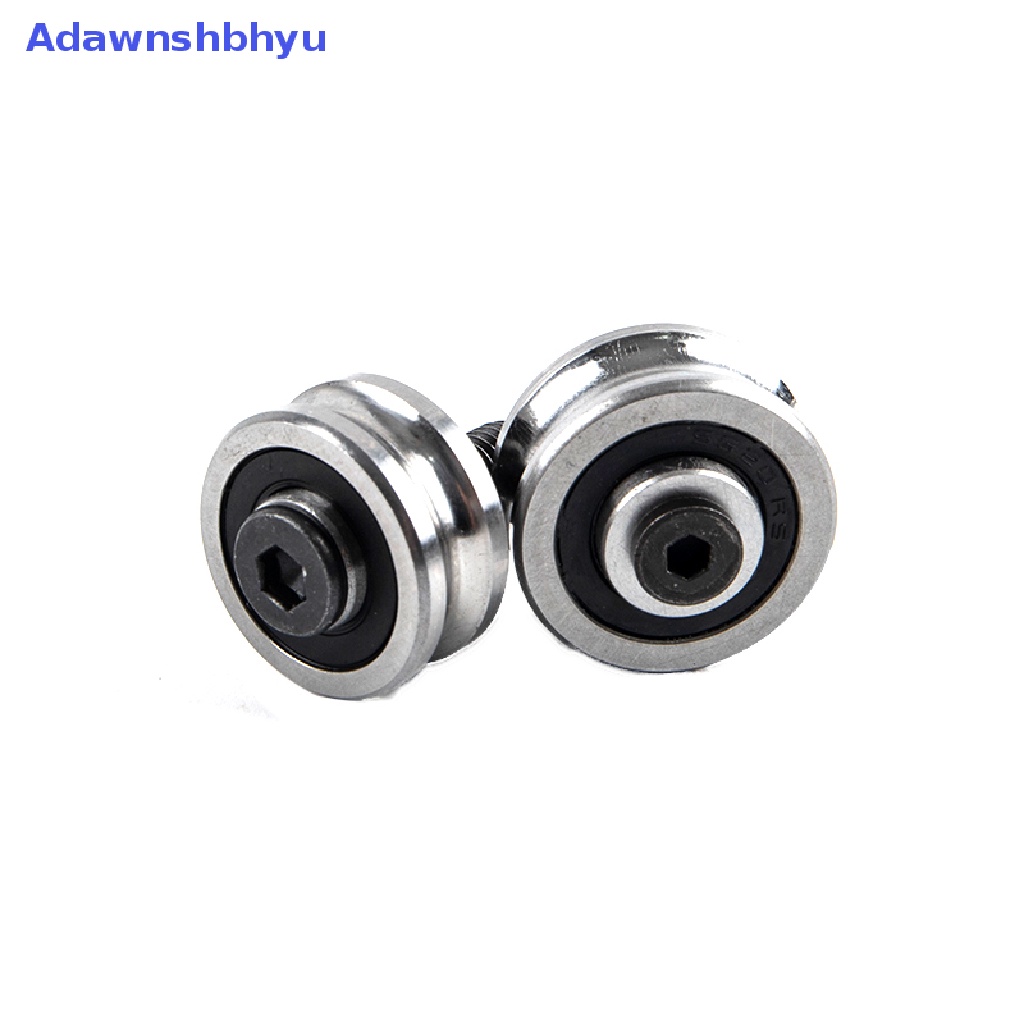 Adhyu SG15 SG20 SG25 SG66+M5 M6 M8 Screw Steel Pulley Ball Bearings Track Guide Roller ID