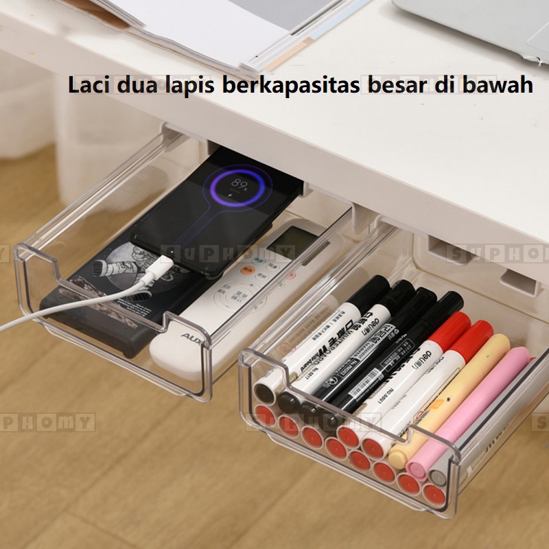 tempat pensil aesthetic/kotak pensil aesthetic/ranjang laci/Meja laci/meja belajar lipat laci/Laci uang/laci tempel bawah meja/laci portable bawah meja/laci mini aesthetic/laci meja tempel/laci kecil aesthetic/Laci kasir/laci bawah meja/laci tambahan