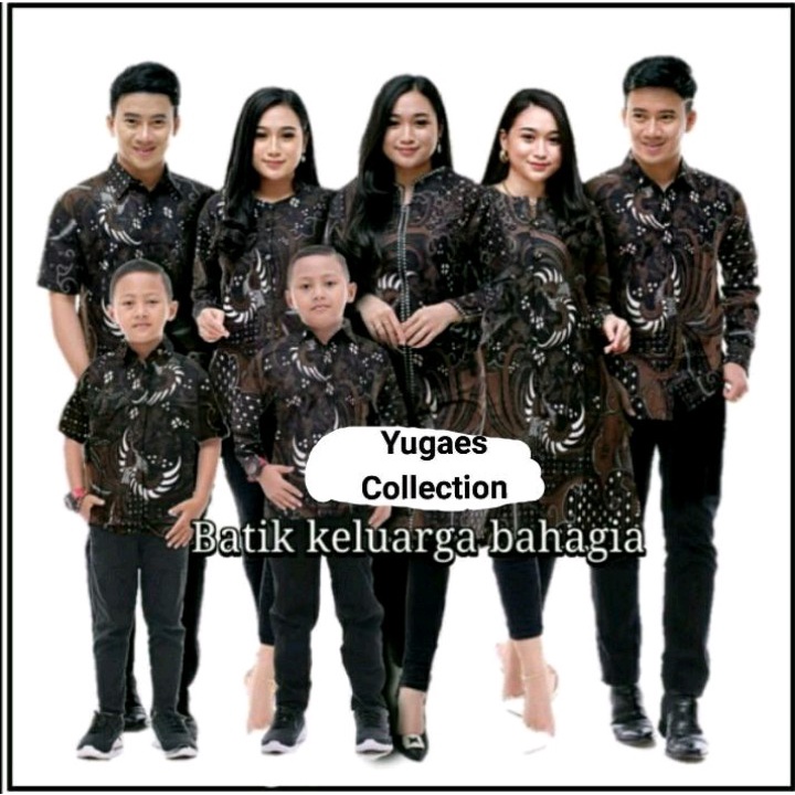 BISA COD BATIK COUPLE KELUARGA TERLENGKAP MOTIF LEMAH TELES SIZE M L XL XXL/SERAGAM BATIK KELUARGA/B