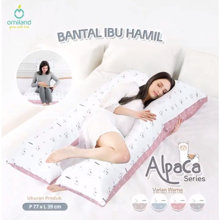 Omiland Maternity Pillow  / Bantal Ibu Hamil Omiland Alpaca Series