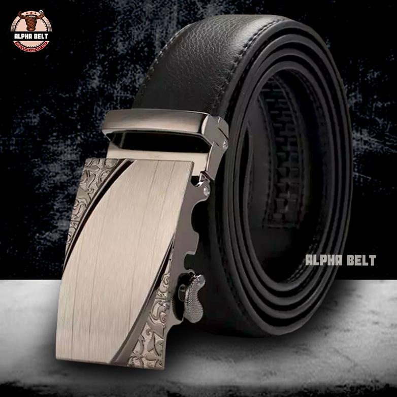 Promo  [BISA COD] Ikat Pinggang Model TR22 | Men Belt Pria Kulit Kekinian | Sabuk Pria Dewasa | Gesp