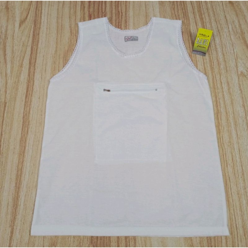 Kaos Dalam Wanita Kantong Depan Haji Dan Umroh