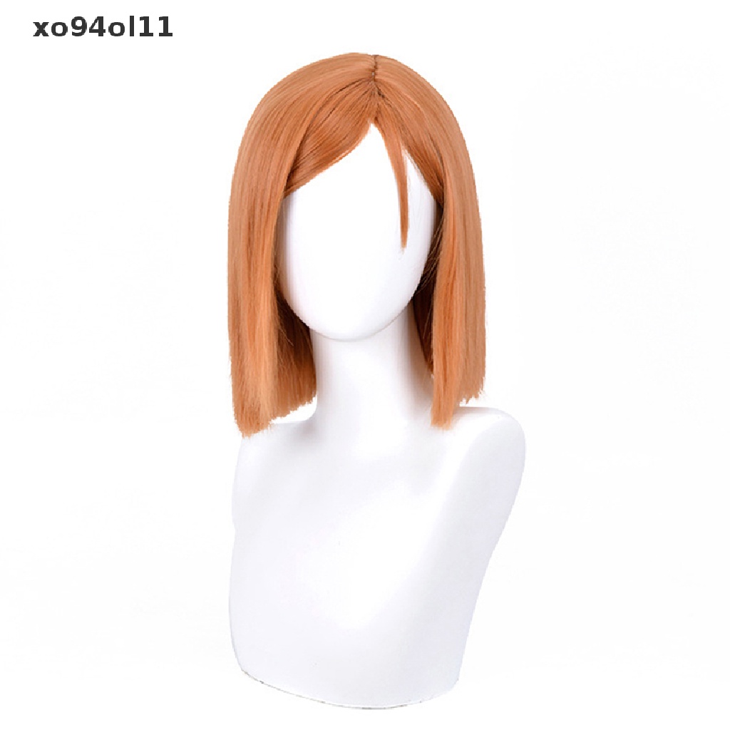 Xo Anime Jujutsu Kaisen Cosplay Nobara Kugisa Wig Suhu Tinggi Serat Kostum Wig Untuk Pesta Wig Cosplay Wig OL