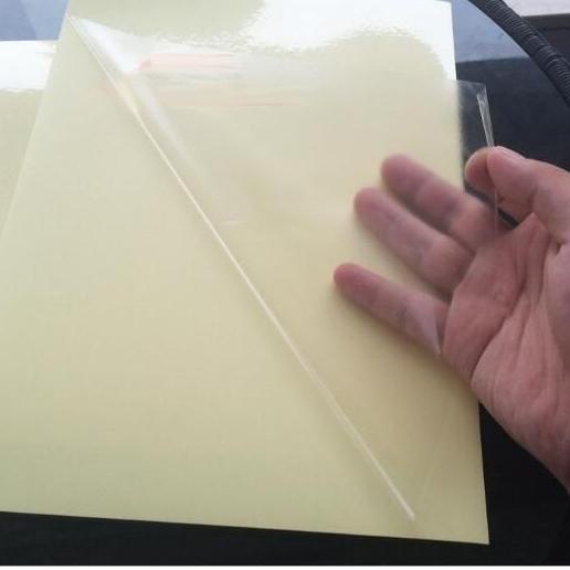 

™►► sticker tembus pandang transparan glossy tahan air bisa semua printer dan semua tinta isi 10 lembar