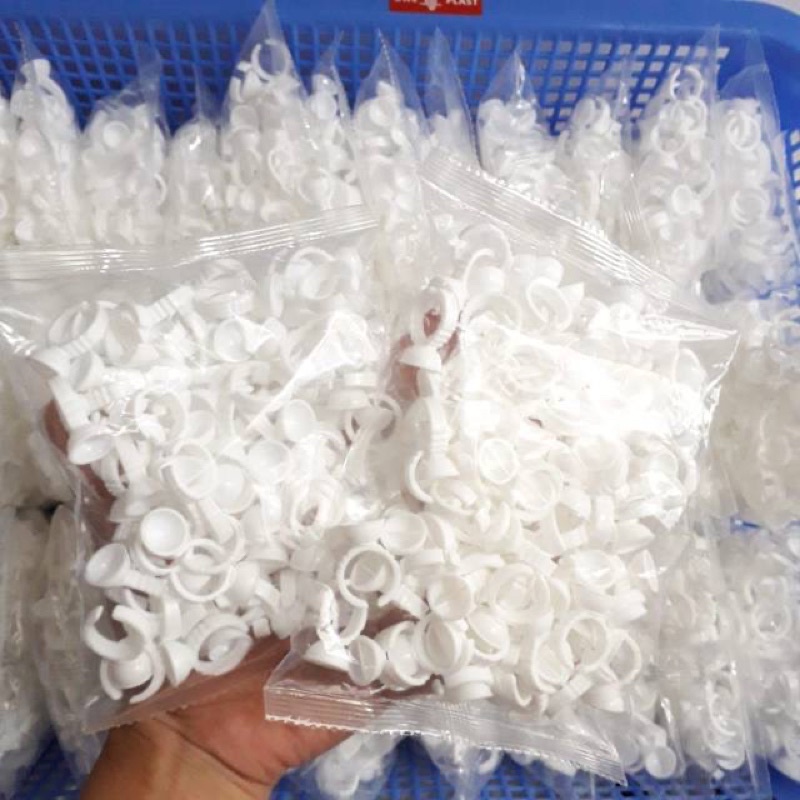 Glue ring 100 pcs 50 pcs . Tempat lem untuk eyelash extensions paling murah PROMO