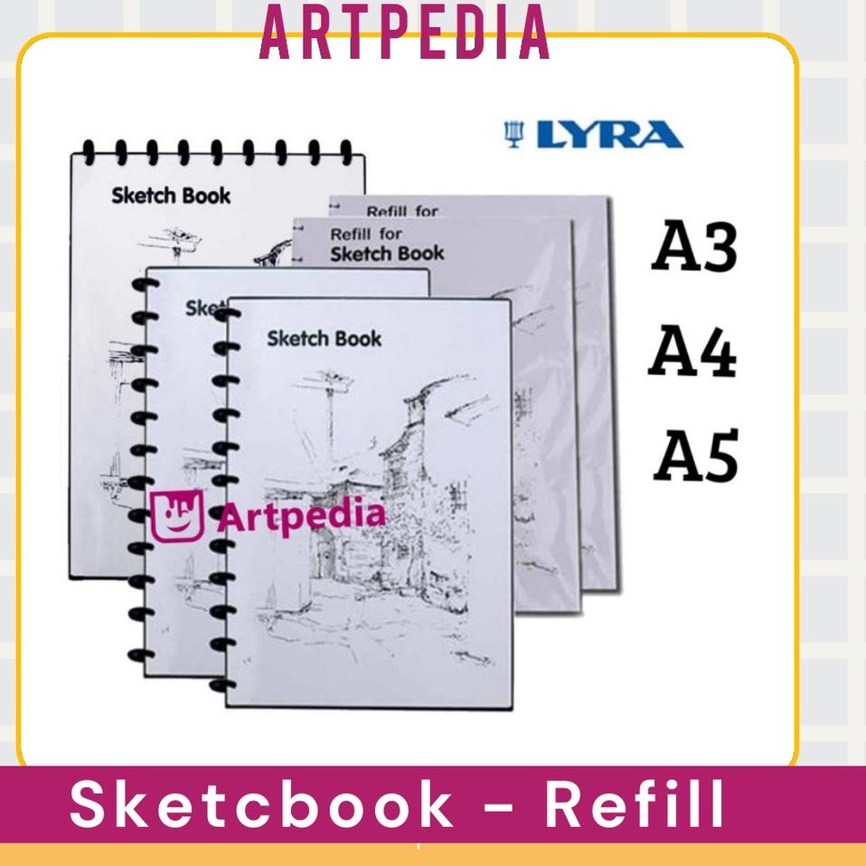 Diskon Ngetrends DISKON MURAH !! Lyra Sketch Book A5, A4, A3 (isi 30) Sketchbook Lyra / Lyra Sketchbook isi 30 Lembar