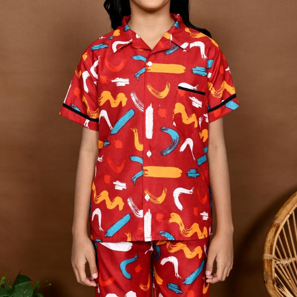 Monalisa Piyama Anak Perempuan 10 - 12 Tahun ( Junior Size 12 ) Motif Karakter