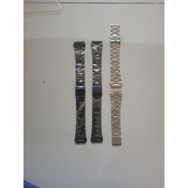 Strap stainless original utk jam tangan Casio F-91W