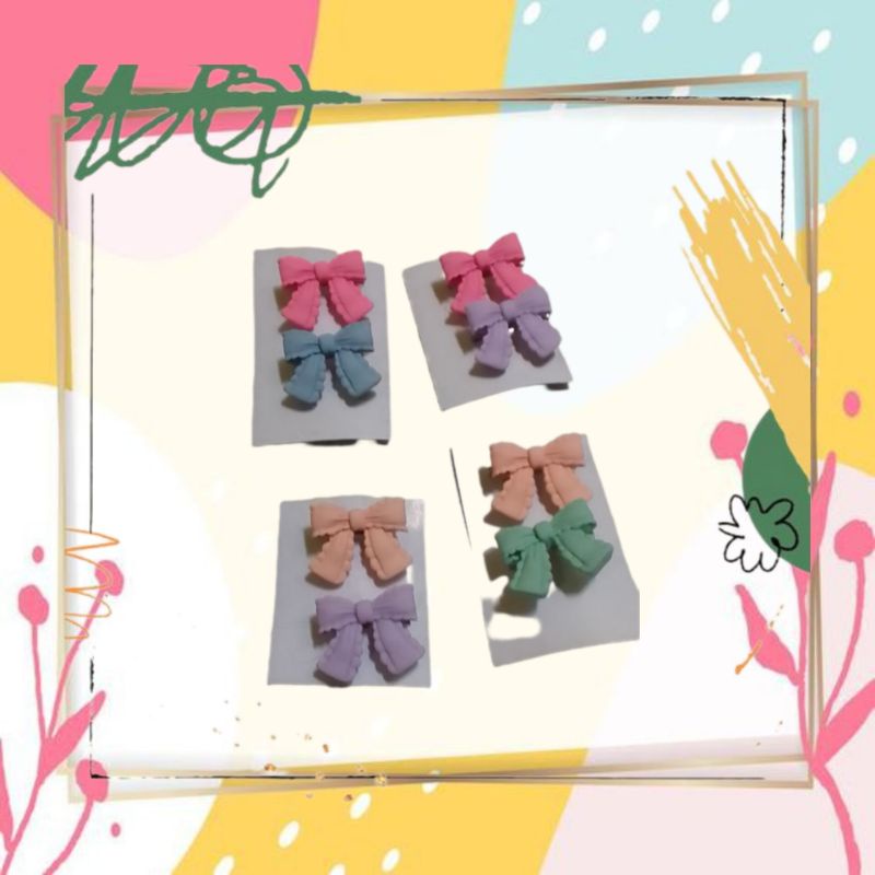 2 pc Pin Hijab BROS MINI BAHAN CLAY BROS IMUT BROS ANAKū