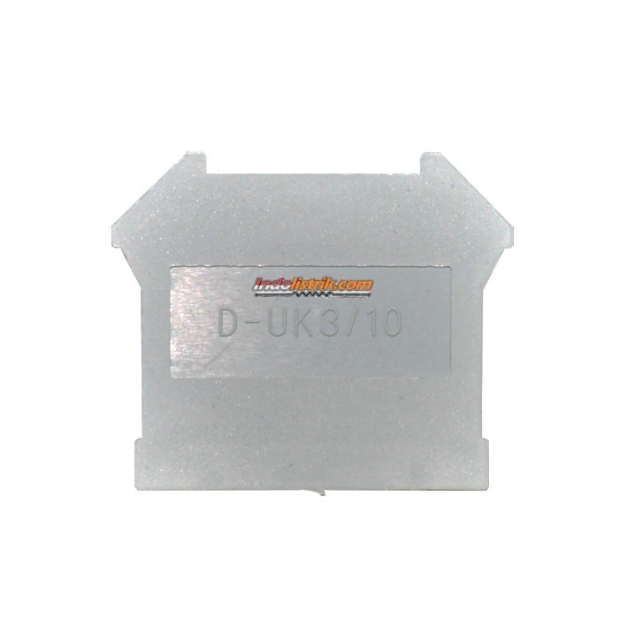 End Plate D/TUK 3/10 untuk Terminal blok UK3N-UK10N TAB