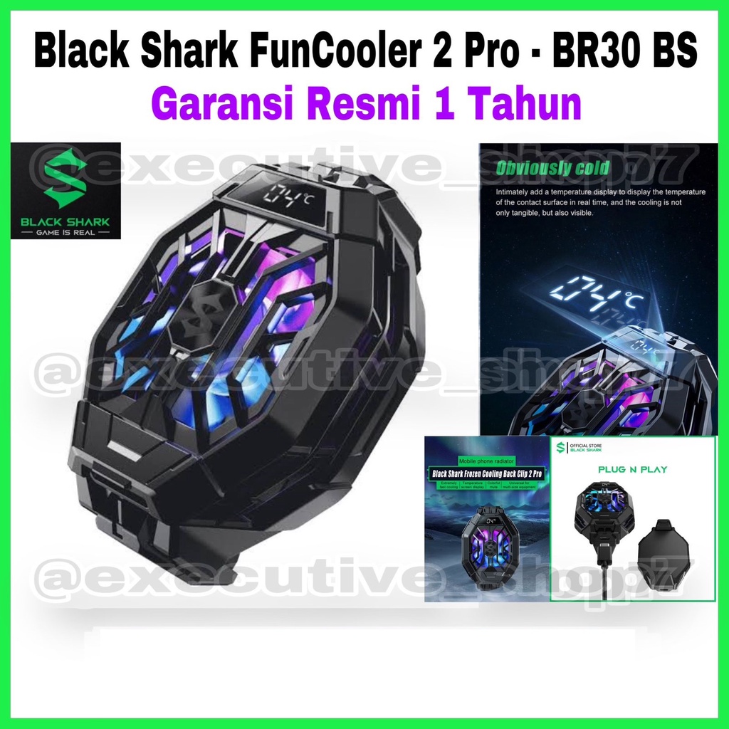 BlackShark Black Shark FunCooler 2 Pro - BR30 BS - BR30BS - Garansi Resmi 1 Tahun - 100% ORI