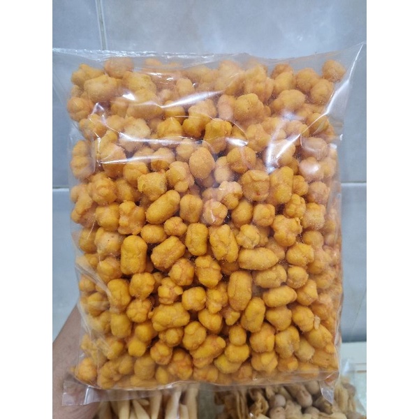 

READY STOK SNACK PILUS JAGUNG 500gr , SNACK LEBARAN