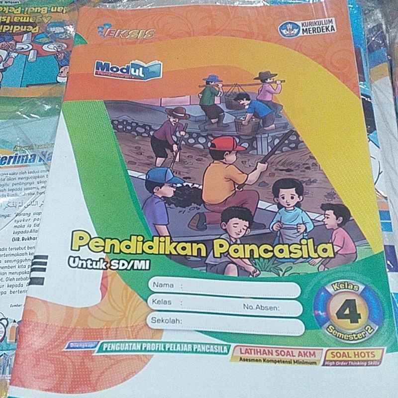 Jual lks pendidikan pancasila untuk SD/MI kelas 4 semester 2|merdeka ...