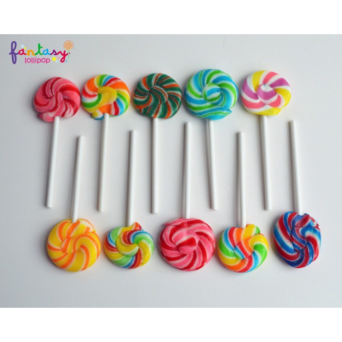 

Permen Fantasy Lollipop Bundar Mini (1 Paket: 10 pcs)