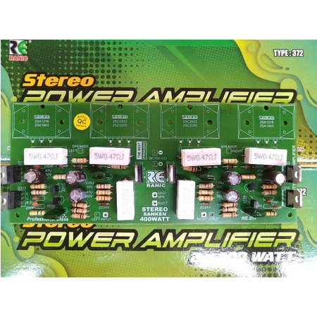 Kit Power Amplifier Stereo 2X400 Watt type 372
