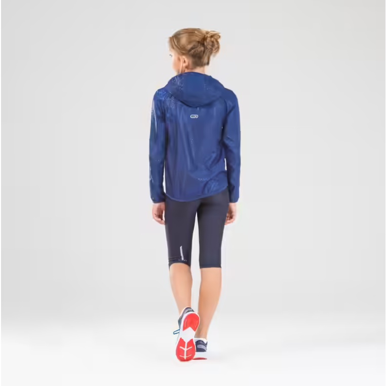 KIPRUN AT100 Jaket Olahraga Lari Anak Unisex Windbreaker