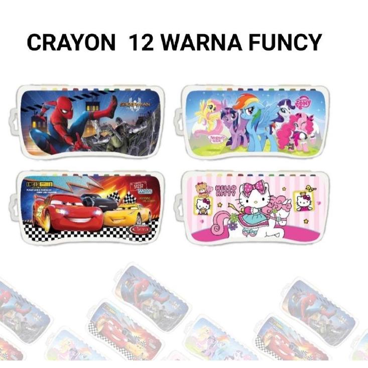 

㊢ Crayon / Krayon Alat Mewarnai Eselon 12 dan 18 Warna ☈